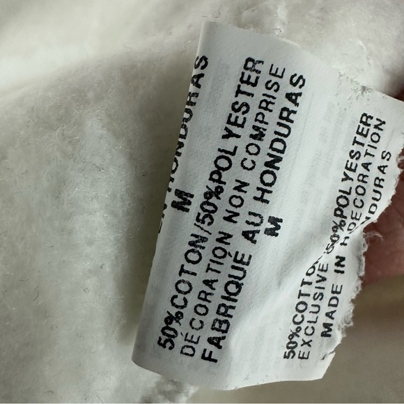 Champion Logo Front Back Crewneck Sweatshirt Men’s Medium White - Picture 9 of 13